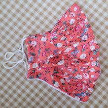 Load image into Gallery viewer, Pink floral print face mask