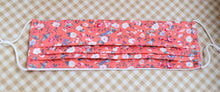 Load image into Gallery viewer, Pink floral print face mask
