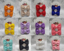 Load image into Gallery viewer, Black hair bow clip set