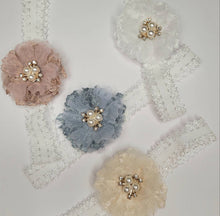 Load image into Gallery viewer, Lace flower headband set