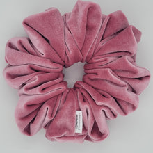 Load image into Gallery viewer, Purple velvet XL scrunchie
