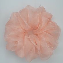 Load image into Gallery viewer, Pink jumbo organza scrunchie, xl scrunchie
