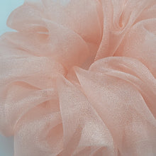 Load image into Gallery viewer, Pink jumbo organza scrunchie, xl scrunchie
