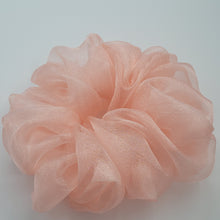 Load image into Gallery viewer, Pink jumbo organza scrunchie, xl scrunchie
